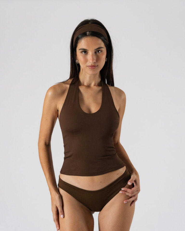 Top Halter - Chocolate